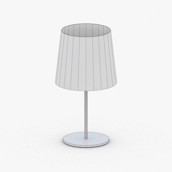 1378 - Table Lamp Low-poly 3D model_4