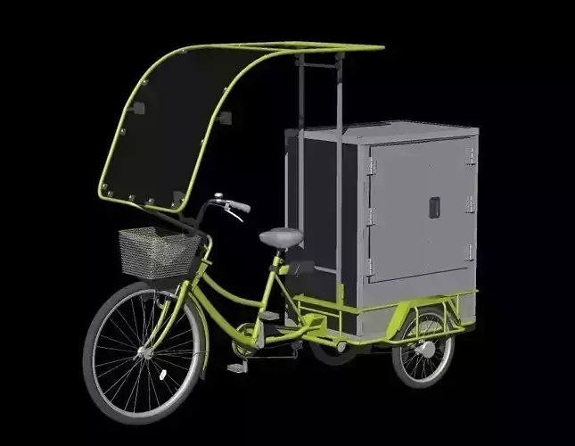 Delivery Bicycle early model 3D model