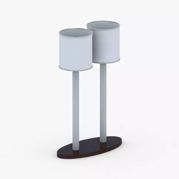 1381 - Table Lamp Low-poly 3D model_0