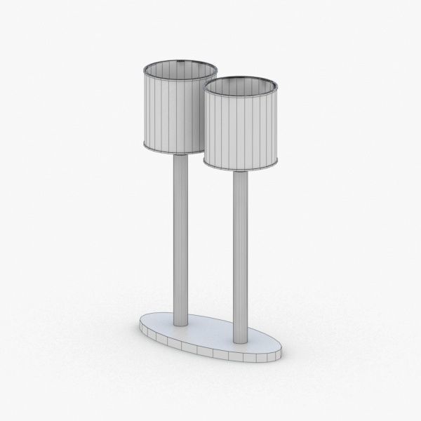 1381 - Table Lamp Low-poly 3D model_1