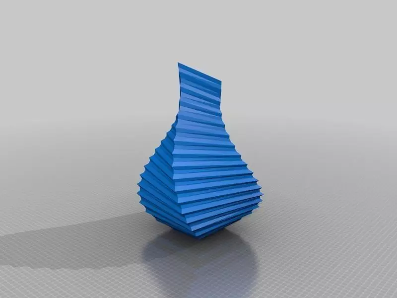 Accordion Vase 1 3D print model_0