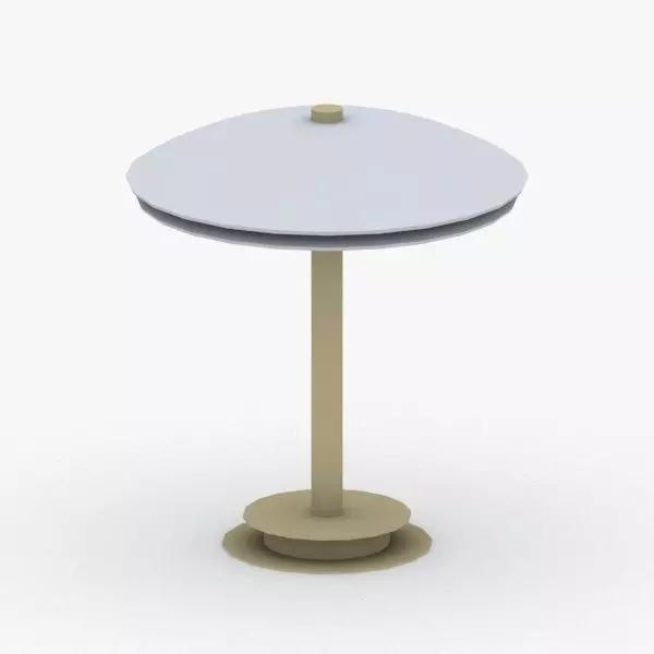 1389 - Table Lamp Low-poly 3D model_0