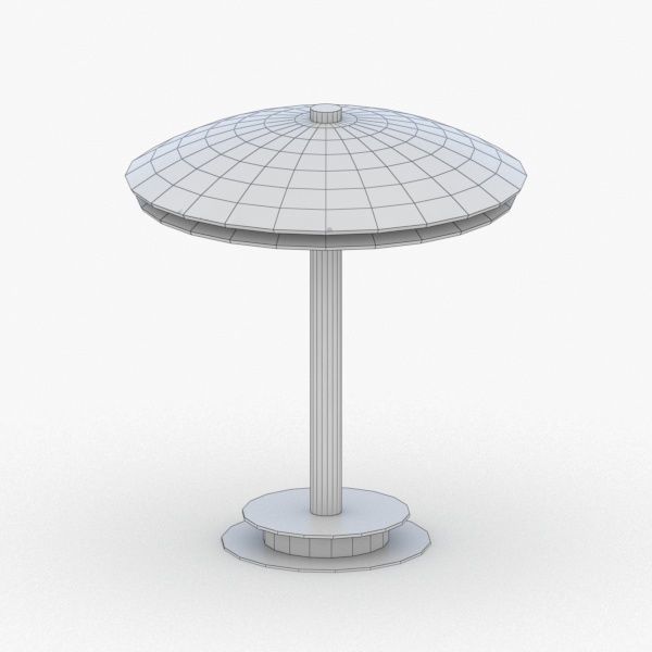 1389 - Table Lamp Low-poly 3D model_4
