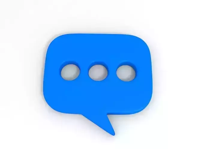 Message Symbol 3D model