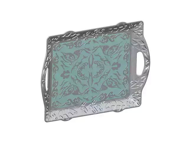 plastic tea tray 3D model