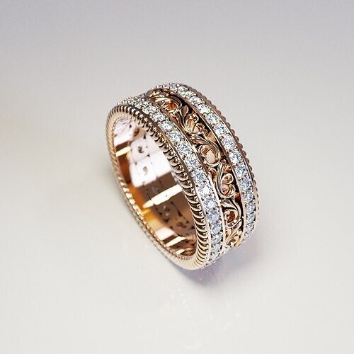 Wedding ring obr 119 3D print model