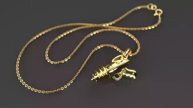Ray Gun Pendant