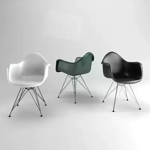 Chair Eames Style DAR 3D model