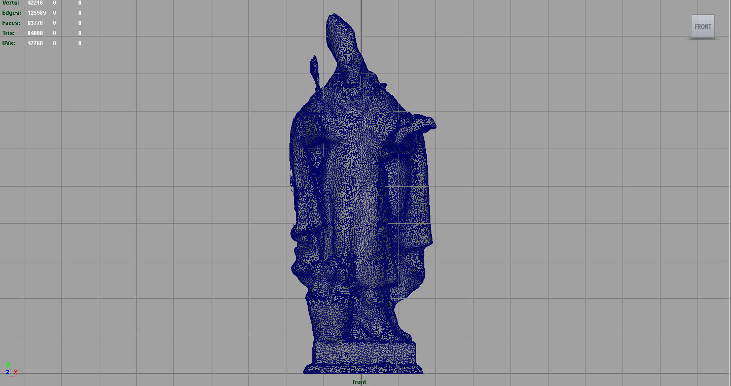 Saint George Low-poly 3D model_8