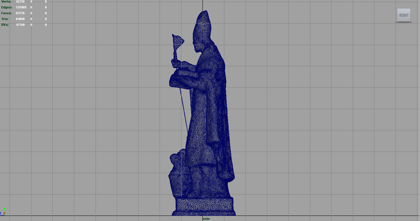 Saint George Low-poly 3D model_9