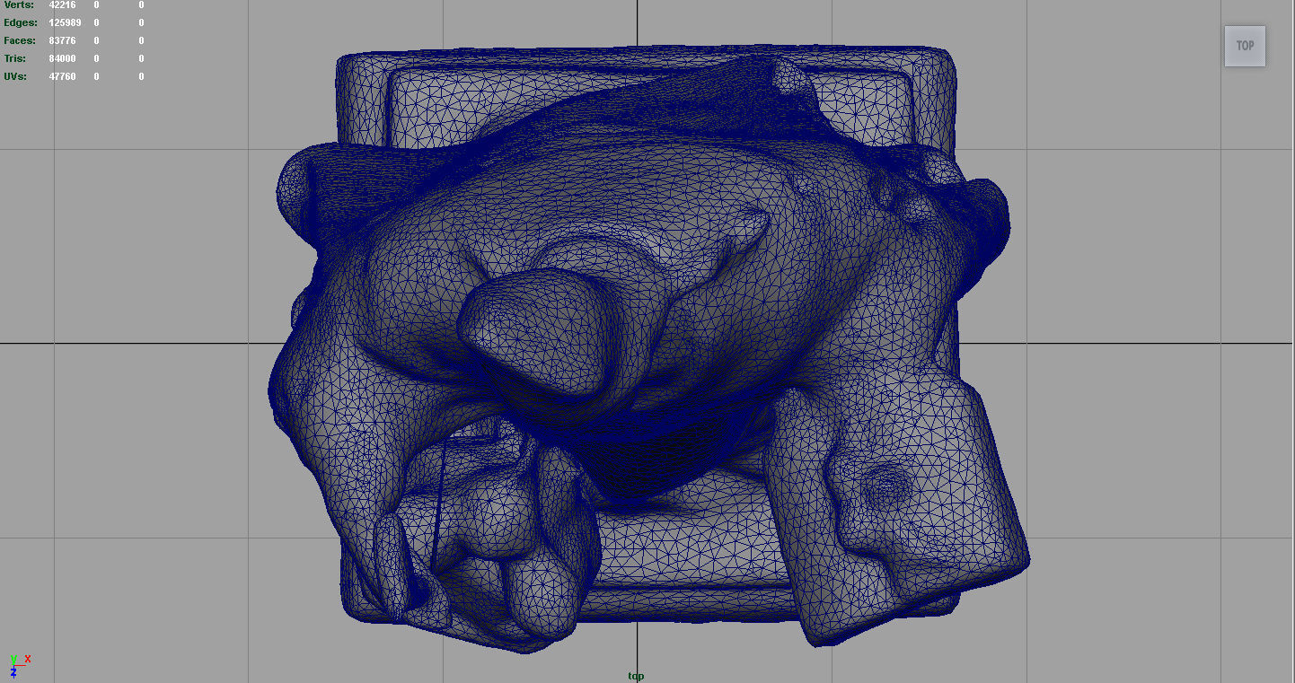 Saint George Low-poly 3D model_10