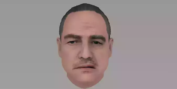 Marlon Brando Vito Corleone Godfather 3D model