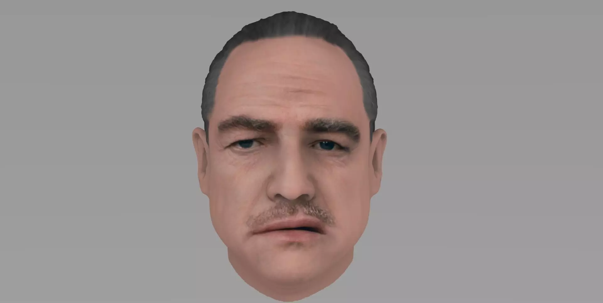 Marlon Brando Vito Corleone Godfather 3D model_0