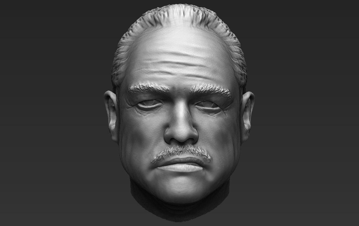 Marlon Brando Vito Corleone Godfather 3D model_21