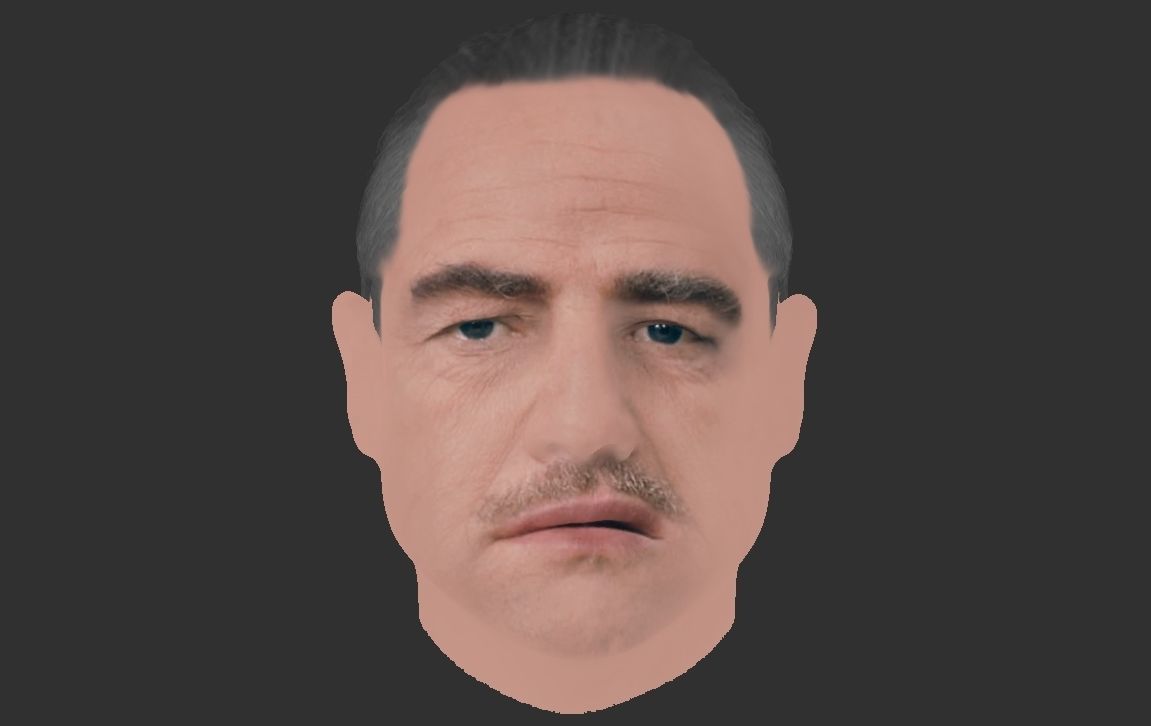 Marlon Brando Vito Corleone Godfather 3D model_18