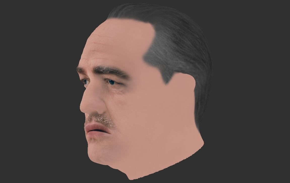 Marlon Brando Vito Corleone Godfather 3D model_19