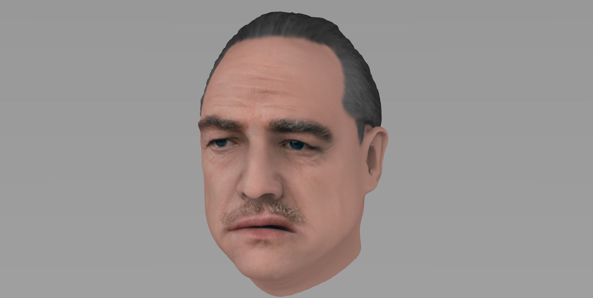 Marlon Brando Vito Corleone Godfather 3D model_1