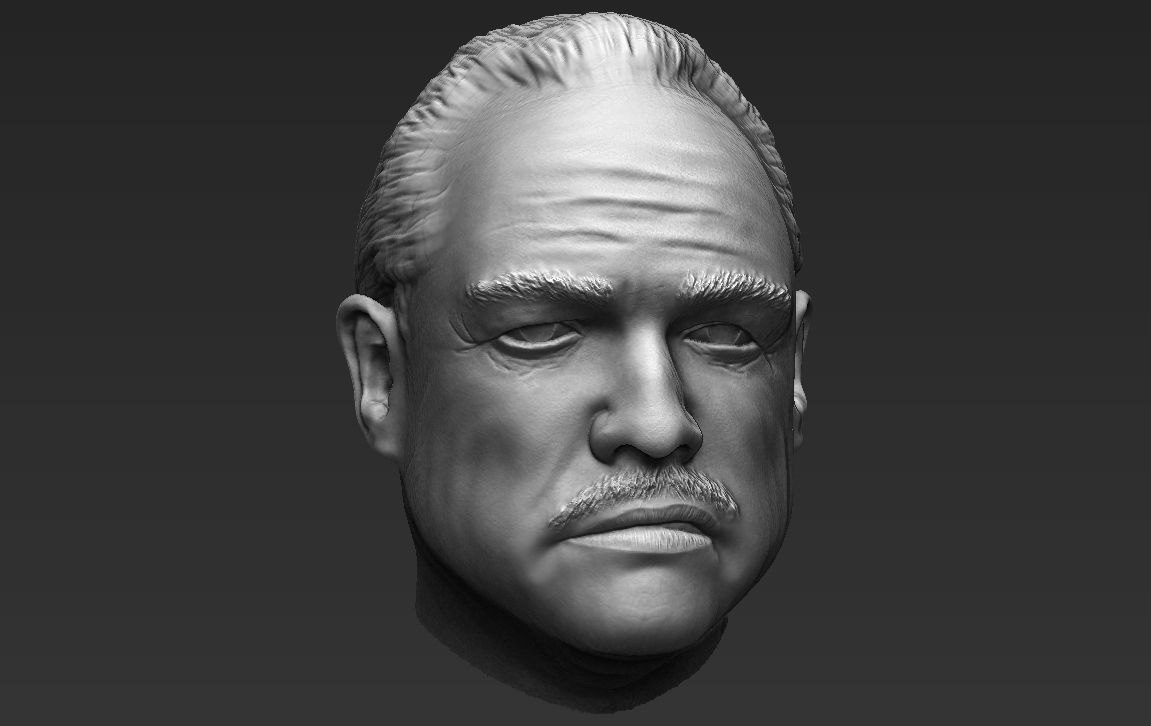 Marlon Brando Vito Corleone Godfather 3D model_38