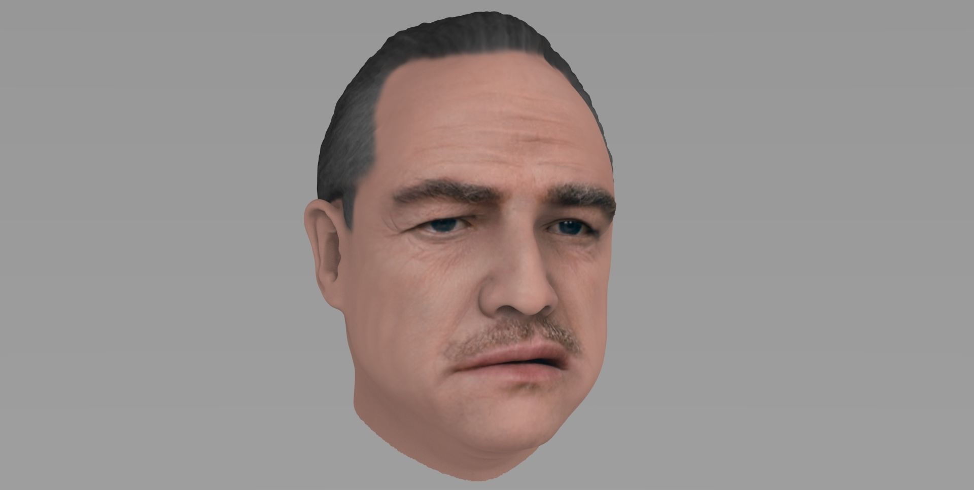 Marlon Brando Vito Corleone Godfather 3D model_10