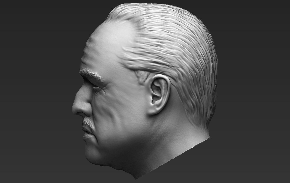 Marlon Brando Vito Corleone Godfather 3D model_23