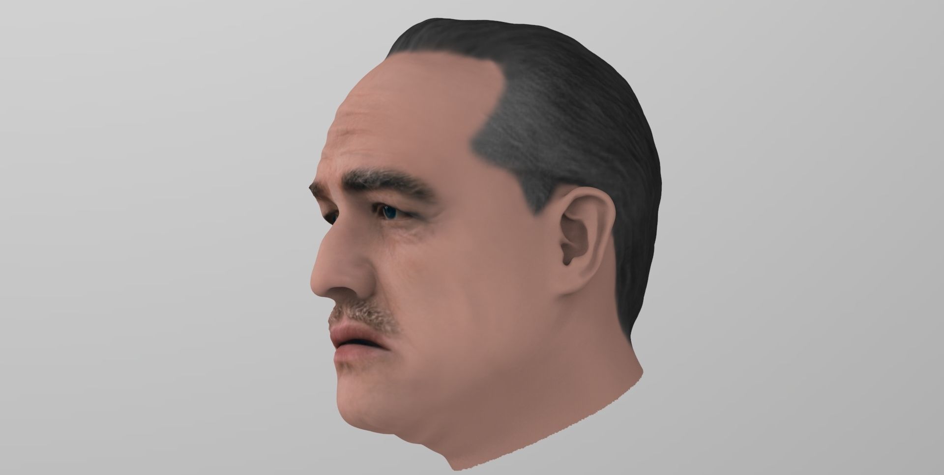 Marlon Brando Vito Corleone Godfather 3D model_7