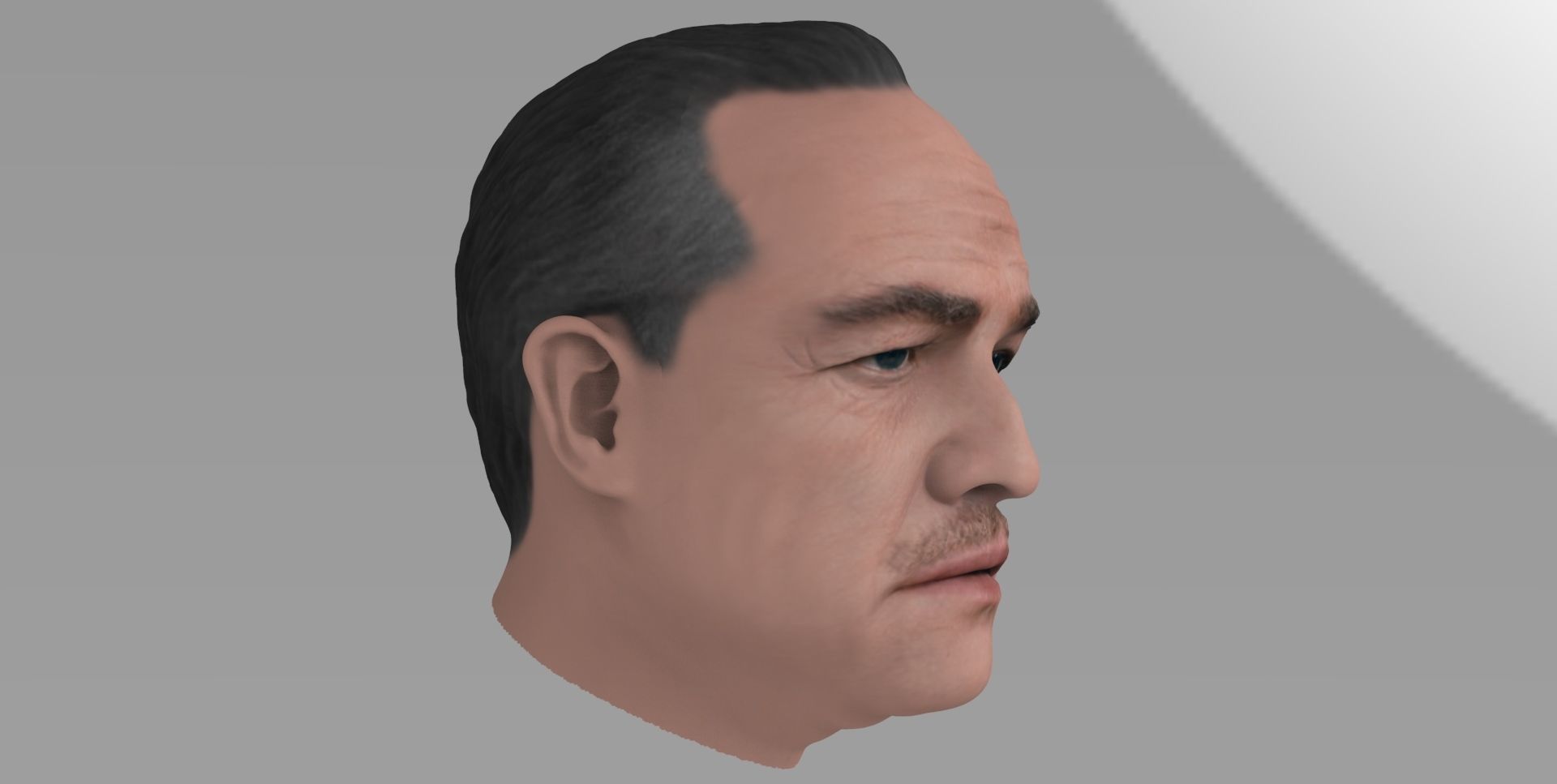 Marlon Brando Vito Corleone Godfather 3D model_8