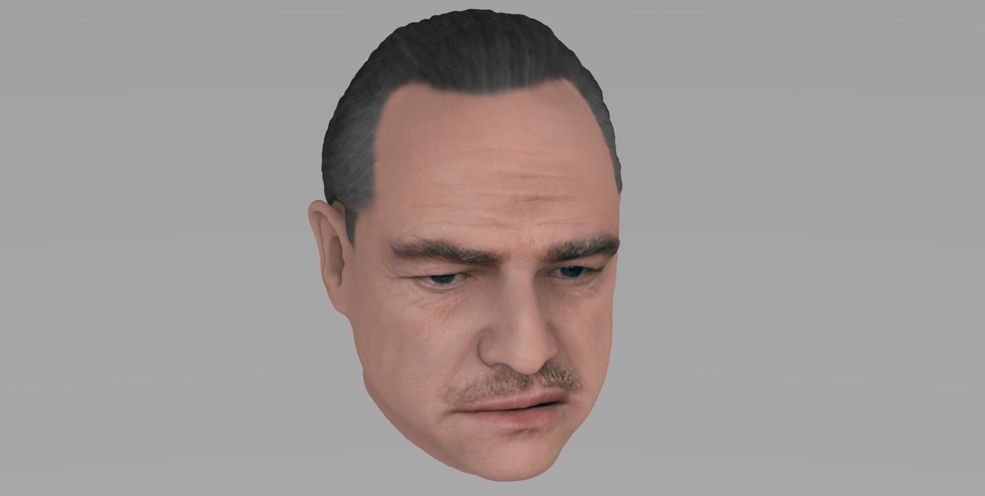 Marlon Brando Vito Corleone Godfather 3D model_12