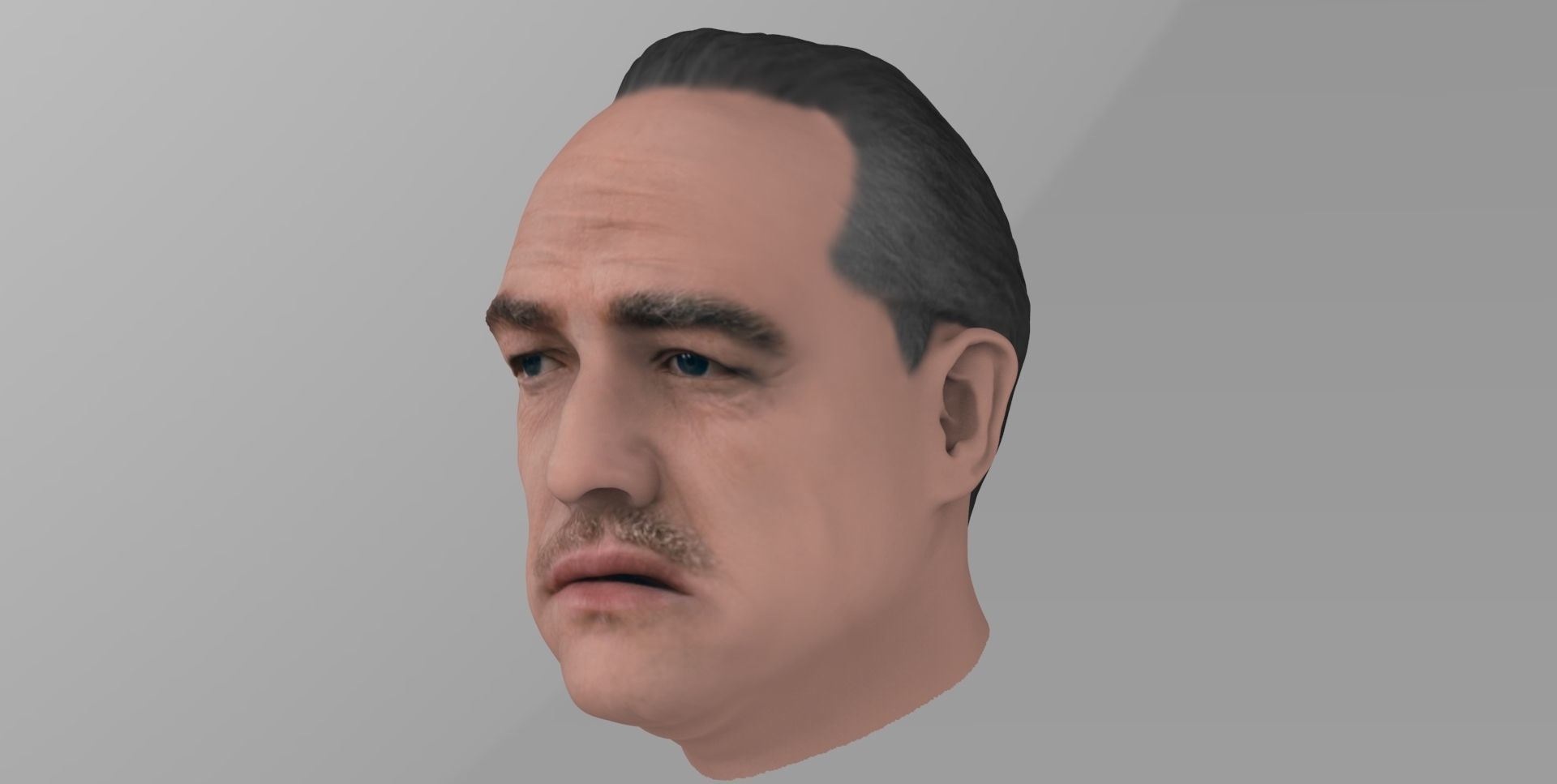 Marlon Brando Vito Corleone Godfather 3D model_5