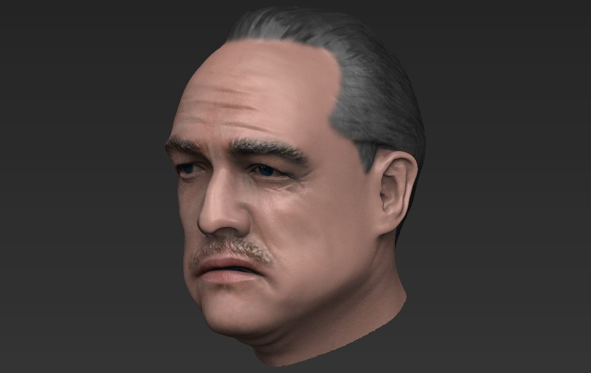 Marlon Brando Vito Corleone Godfather 3D model_20