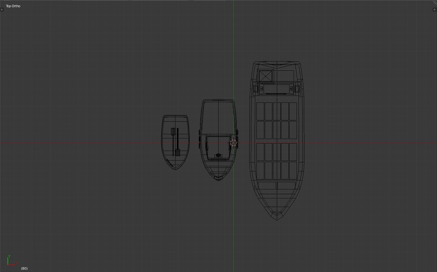 low poly ships pack Low-poly 3D model_5