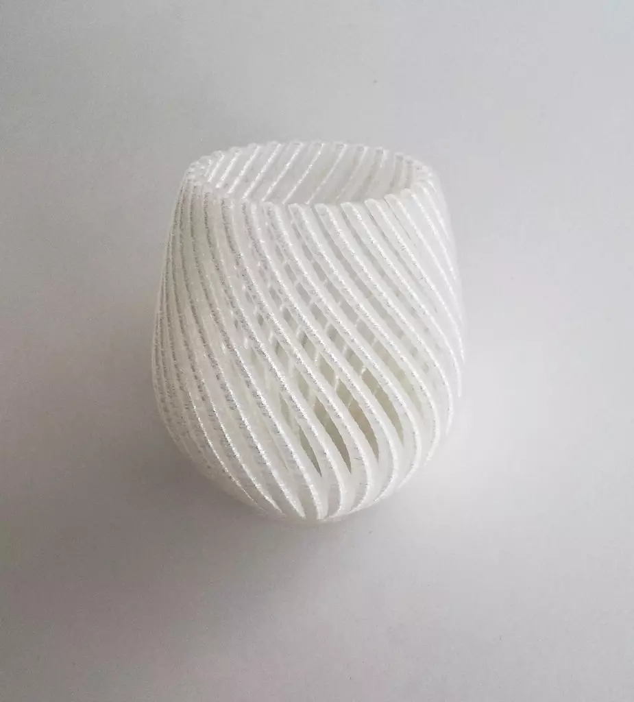 String Vase 3D print model_0