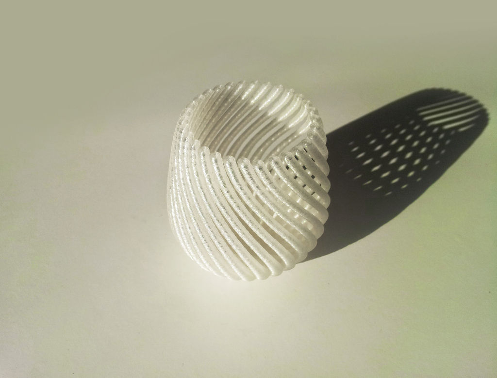 String Vase 3D print model_2