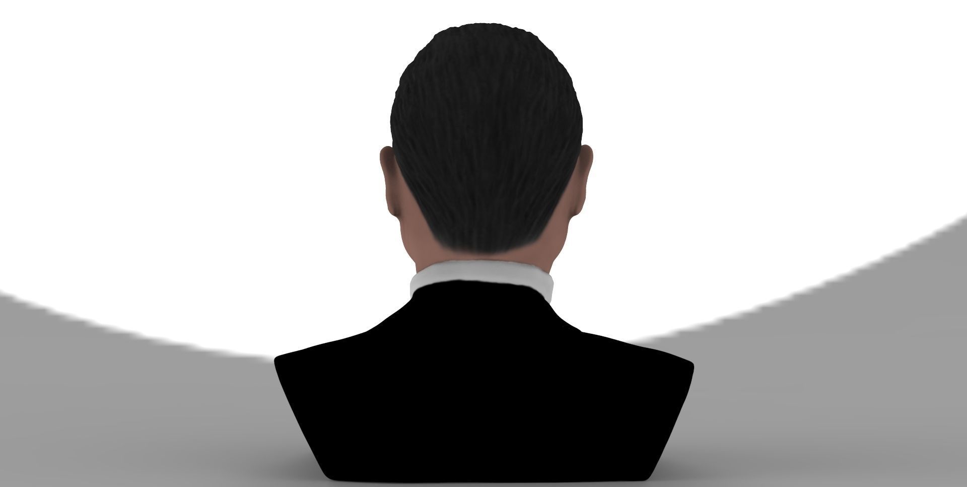 Marlon Brando Godfather bust ready for full color 3D printing 3D print model_7