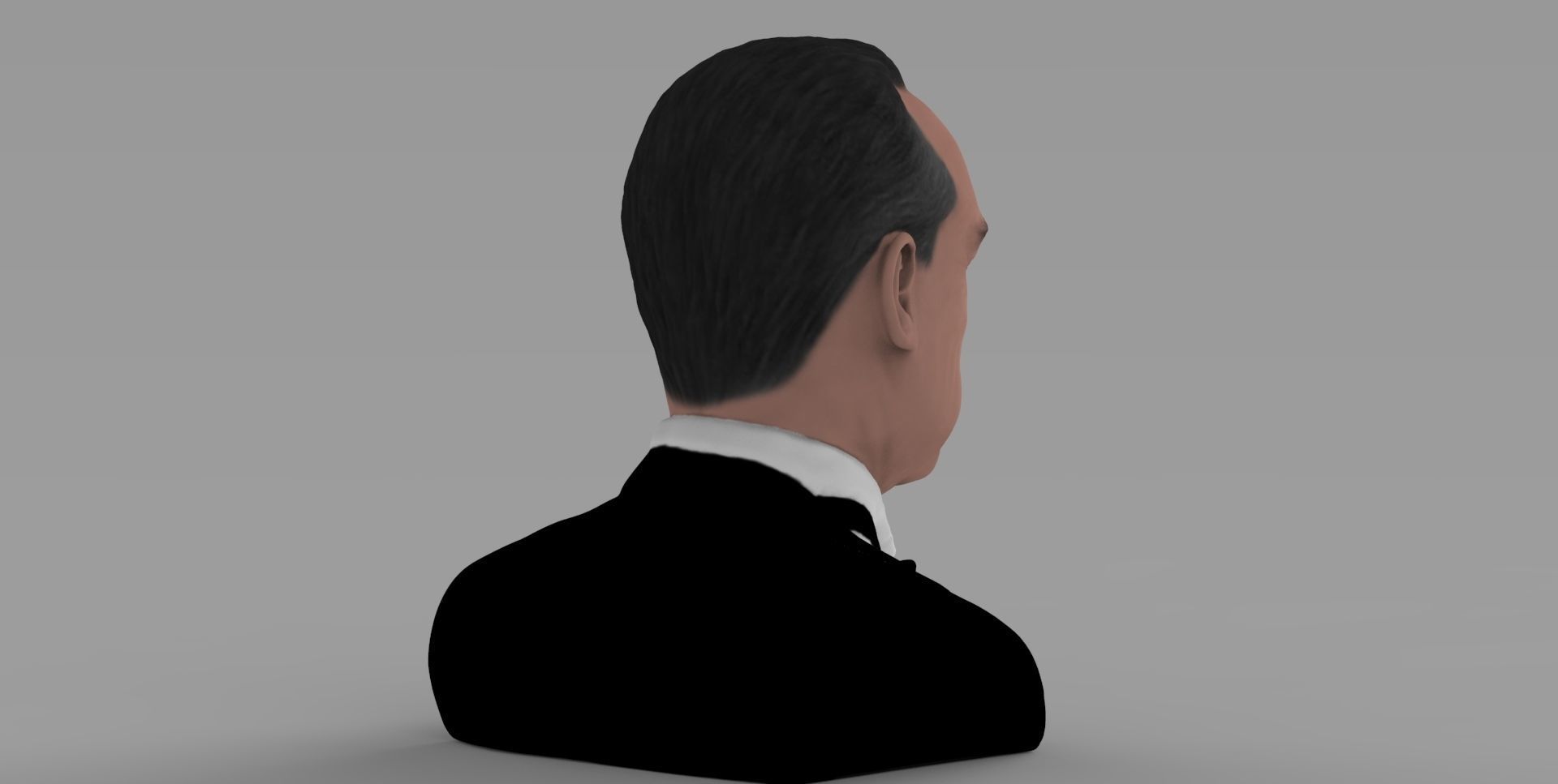Marlon Brando Godfather bust ready for full color 3D printing 3D print model_8