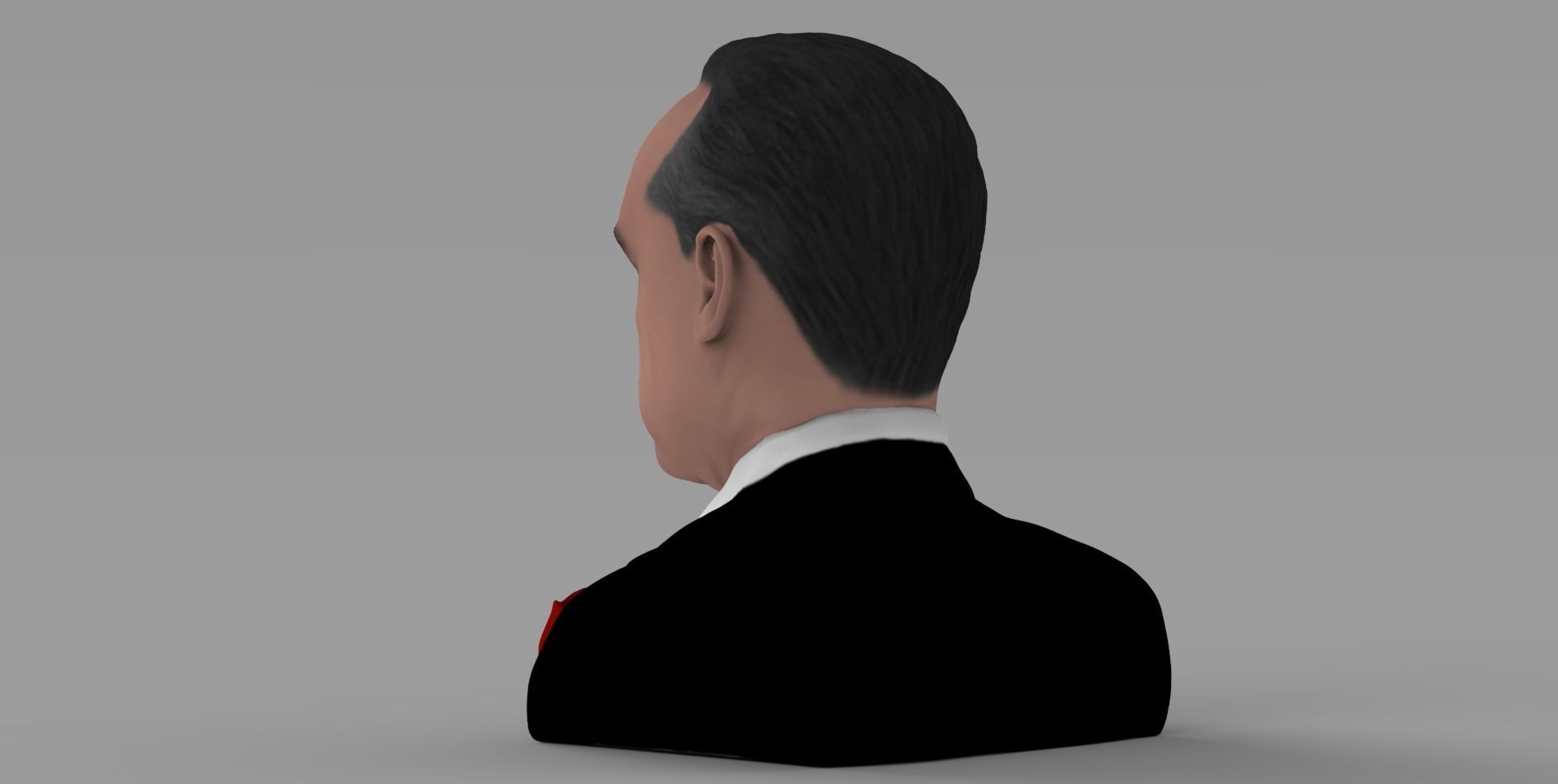 Marlon Brando Godfather bust ready for full color 3D printing 3D print model_6