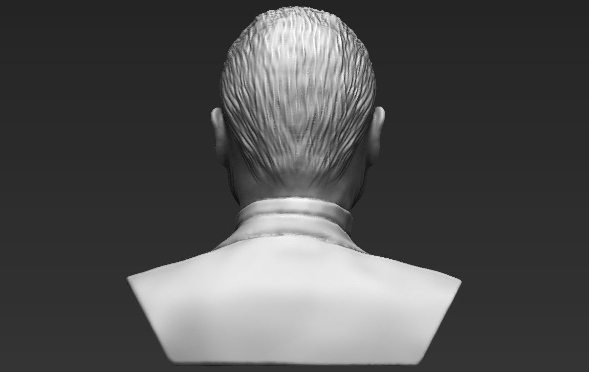 Marlon Brando Godfather bust ready for full color 3D printing 3D print model_30