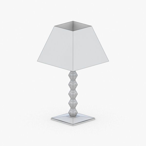 1391 - Table Lamp Low-poly 3D model_4