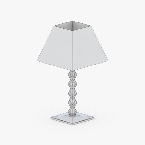 1391 - Table Lamp Low-poly 3D model_1