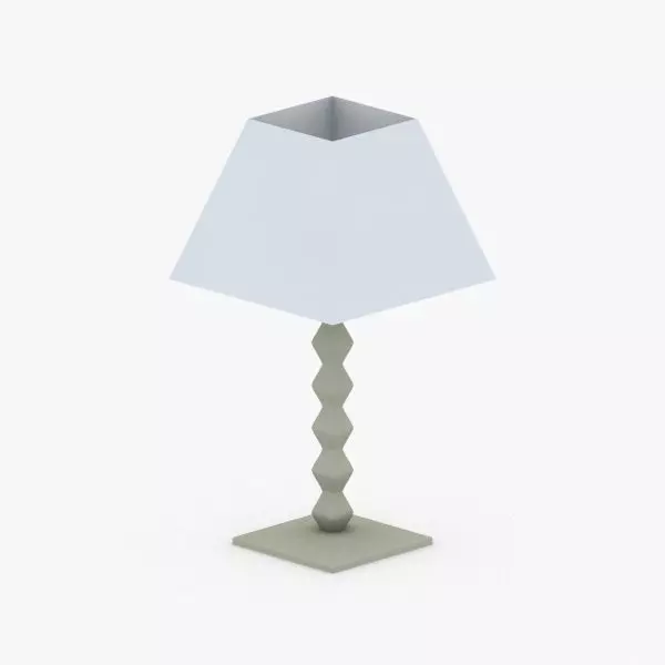 1391 - Table Lamp Low-poly 3D model_0
