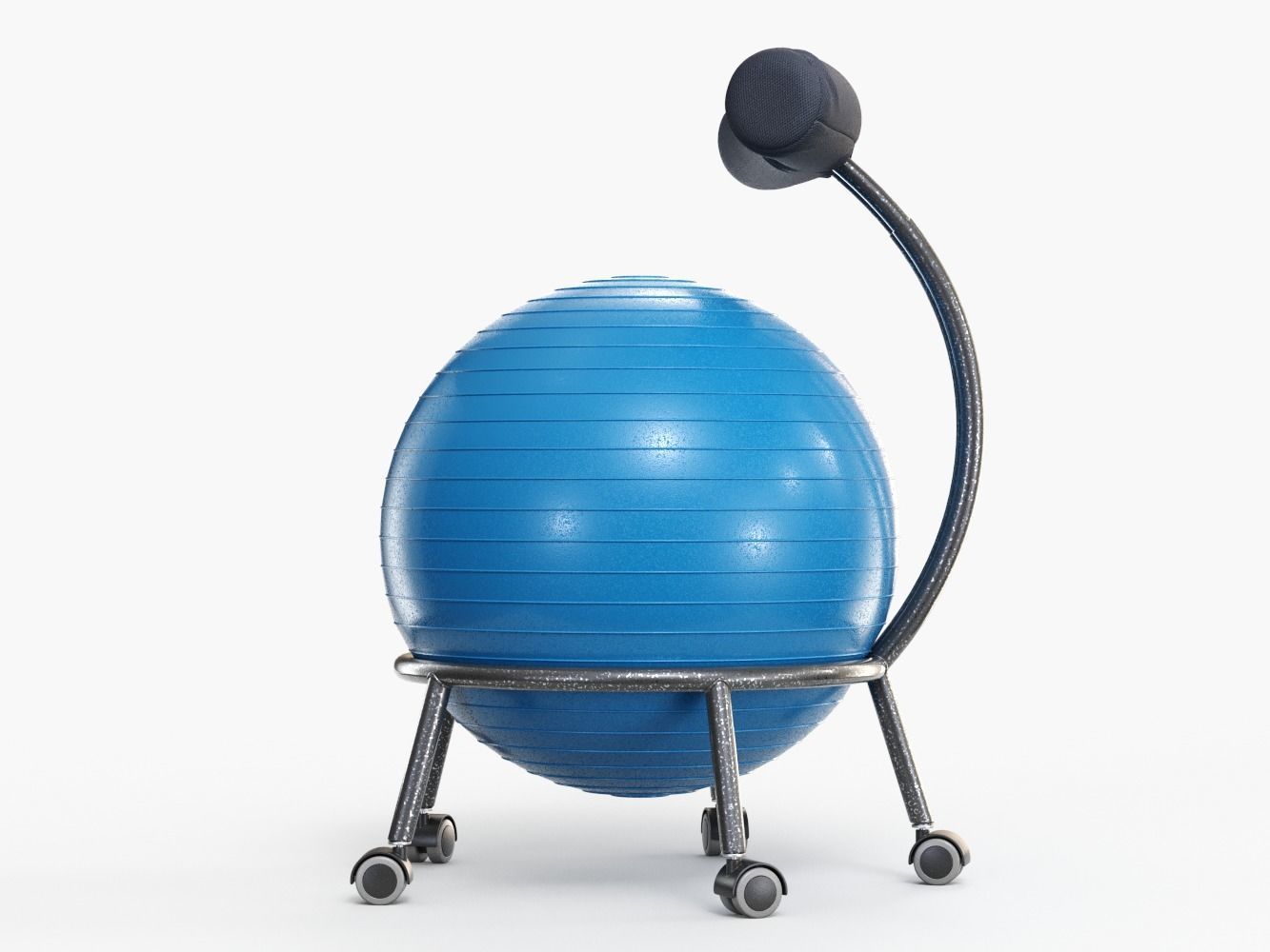 Exercise Ball Office Chairs Collection 3D model CGTrader