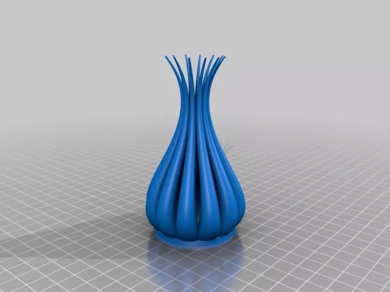 String Vase 3D print model_0
