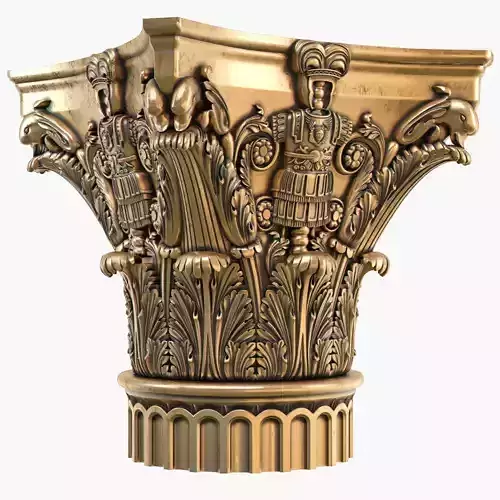 Classic capital model 3D model