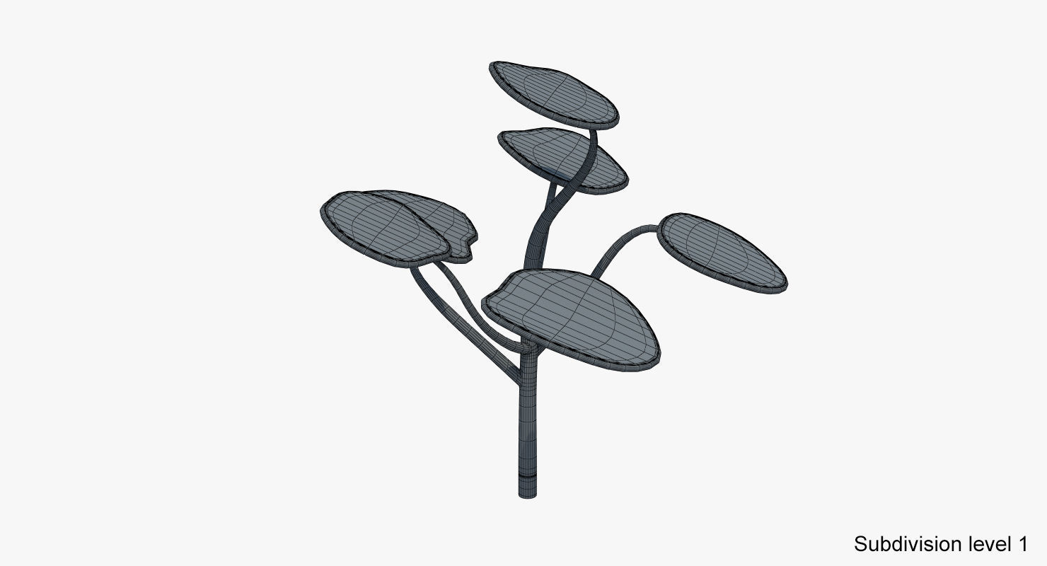 Solar Tree 3D model_7