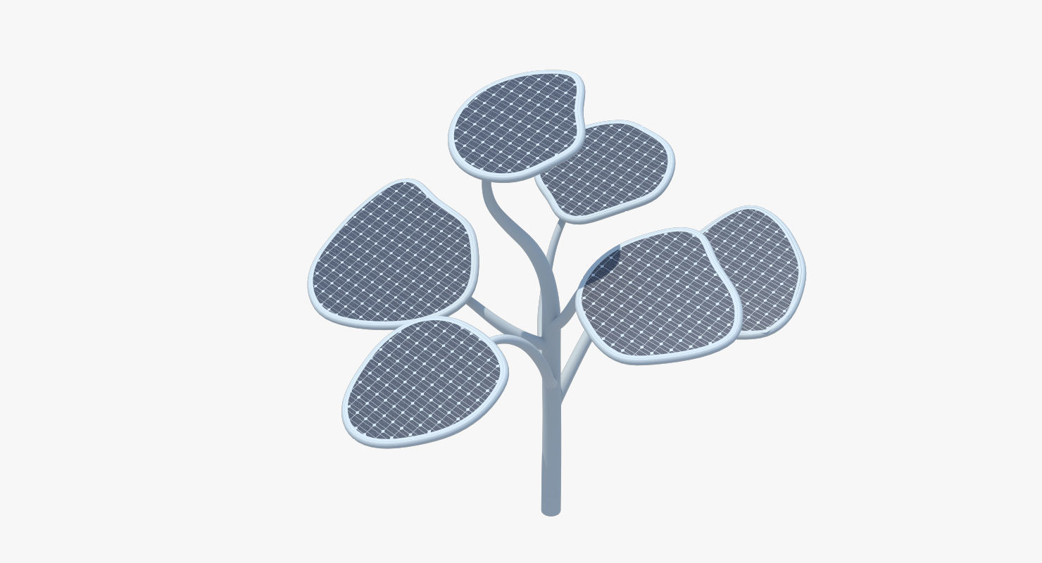 Solar Tree 3D model_4