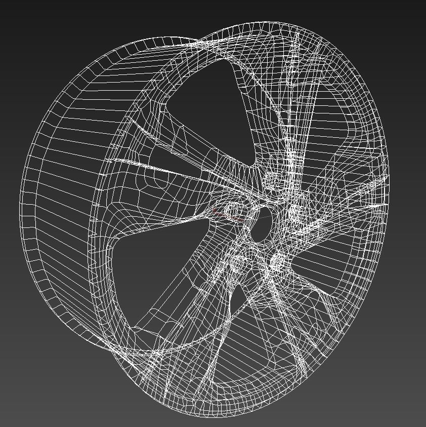 Car rim 3 3D model_3