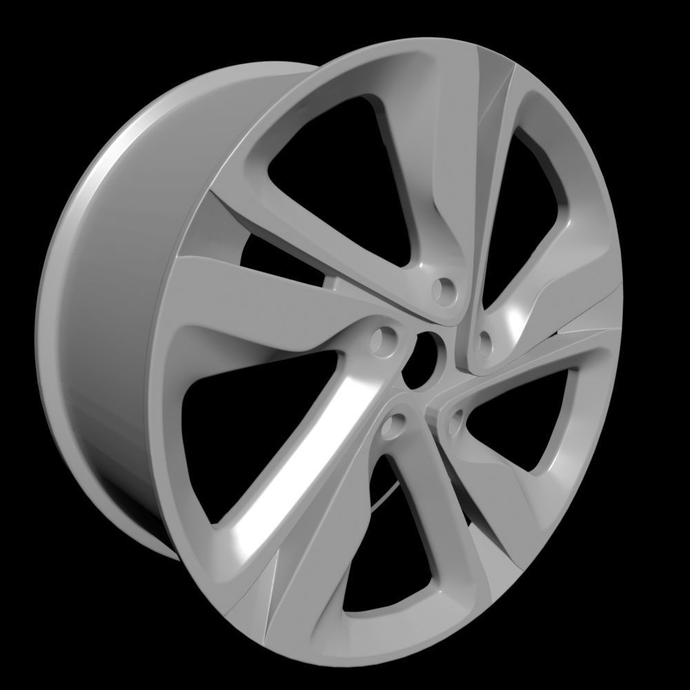 Car rim 3 3D model_1