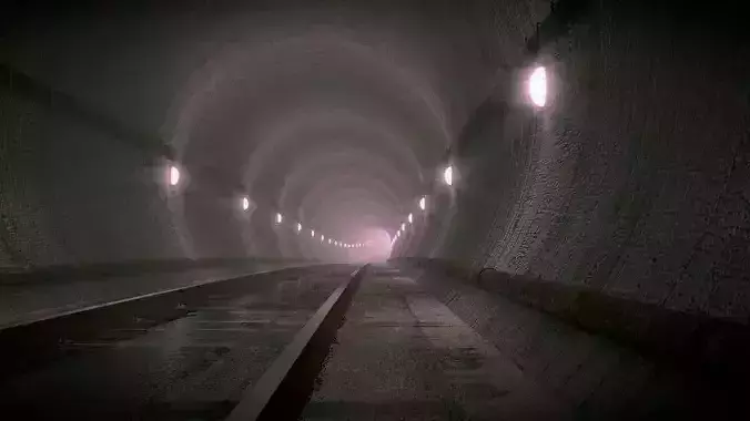 Underground Subway  3D model
