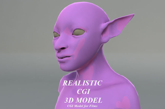 Alien elf 3D model