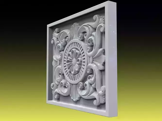 Rosette 054 3D print model