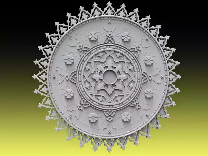 Rosette 017 3D print model